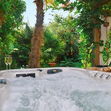 Vintage Style Botanical Home With Jacuzzi In Gent 헨트