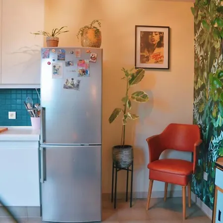 펜션 Vintage Style Botanical Home With Jacuzzi In Gent